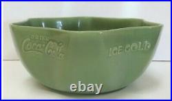 Vernon Kilns Coca Cola pottery bowl 1950s vintage advertising RARE