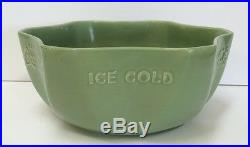 Vernon Kilns Coca Cola pottery bowl 1950s vtg advertising RARE Collector