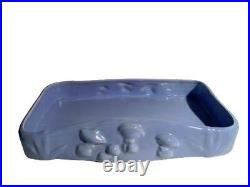 Vernon Kilns Walt Disney Fantasia #120 Mushroom Bowl Dish Blue Vintage Pottery