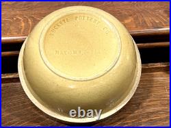Vintage 10.5 Primitive Buckeye Pottery Stoneware Mixing Bowl Signed (16B)
