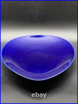 Vintage 15 1/2 Rorstrand Hertha Bengtson Bla Eld Blue Fire Platter Bowl Sweden