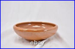 Vintage 1920s Cowan Pottery Art Deco Orange Marigold Iridescent Luster Bowl Sign Vintage 1920s Cowan Pottery Art Deco Orange Marigold Iridescent Luster Bowl Sign