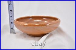 Vintage 1920s Cowan Pottery Art Deco Orange Marigold Iridescent Luster Bowl Sign Vintage 1920s Cowan Pottery Art Deco Orange Marigold Iridescent Luster Bowl Sign