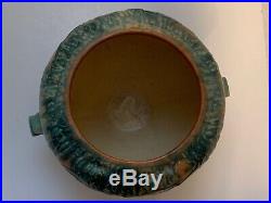 Vintage 1930's ROSEVILLE Art Pottery SPANISH MOSS 2-Handled Bowl MINT