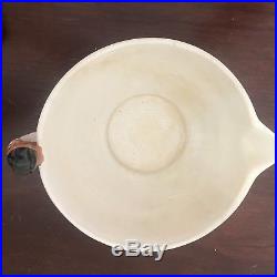 Vintage 1930's WELLER Black American Art Pottery Batter Bowl