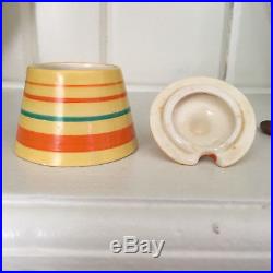 Vintage 1930s Clarice Cliff Sugar Bowl Bizarre Deco Cone Shape Wilkinson England