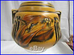 Vintage 1930s Roseville Art Pottery Laurel Vase / Bowl 6.25 x 7.5 LOOK