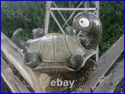 Vintage 1940'S Dorothy Kindell Signed Rare Turtle Trinket Box CALIFORNIA POTTERY