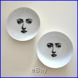 Vintage 1950-60's Piero Fornasetti Tema E Variazioni Porcelain Pair of Bowls