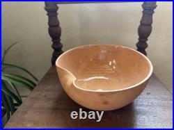 Vintage 1970's Elsa Peretti Tiffany Co Terracotta Thumbprint Bowl Made In Italy
