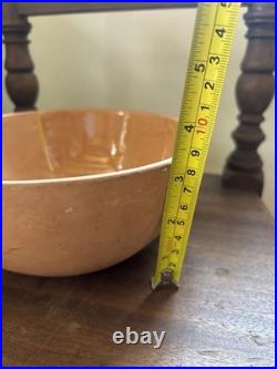 Vintage 1970's Elsa Peretti Tiffany Co Terracotta Thumbprint Bowl Made In Italy