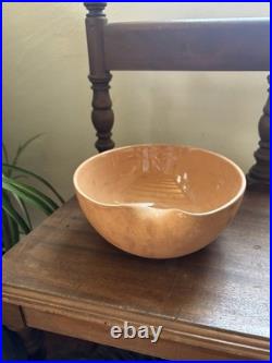 Vintage 1970's Elsa Peretti Tiffany Co Terracotta Thumbprint Bowl Made In Italy