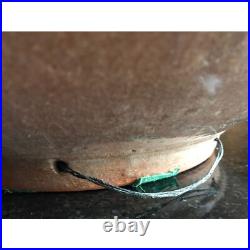 Vintage 1970's Handmade Extremely Large Cloud Pottery Bowl Signed By Artist