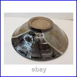 Vintage 1978 Studio Pottery Bowls Set of 3 Two-Tone Glaze Signed