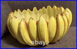 Vintage 1988 Fitz & Floyd Ceramic Banana Bowl