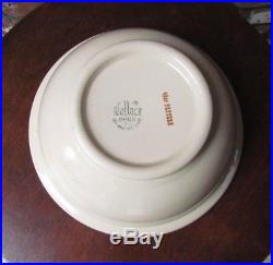 Vintage 49er Wallace China Serving Bowl Western Americana Pioneer Gold Miner