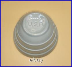 Vintage 5 Bauer Pottery Wide Step Mixing / Nesting Bowls 12, 18, 24, 30, 36