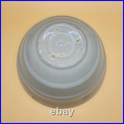 Vintage 5 Bauer Pottery Wide Step Mixing / Nesting Bowls 12, 18, 24, 30, 36