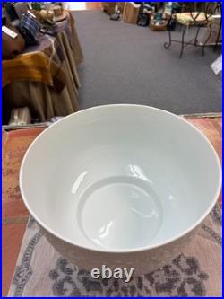 Vintage 70's Rosenthal Studio Line Fantasy Large White Salad Bowl Bjorn Wiinblad