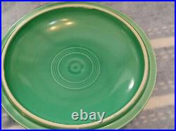 Vintage 8 Fiesta Fiestaware Covered Soup Casserole Bowl with Lid Light Green