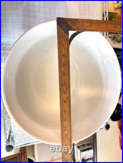 Vintage 8 Qt Friendship Pottery FP Roseville Ohio White Banded 14 Bowl USA