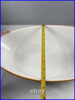 Vintage Abigails Ceramic Capote bowl flower Motif Monkeys Accents on side. Rare