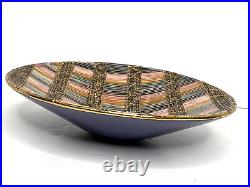 Vintage Aldo Londi Bitossi SETA Gold Sgraffito Bowl 870 MCM Italian Pottery 12