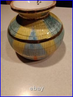 Vintage Aldo Londi for Bitossi Seta Series Pedestal Bowl