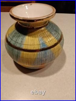 Vintage Aldo Londi for Bitossi Seta Series Pedestal Bowl