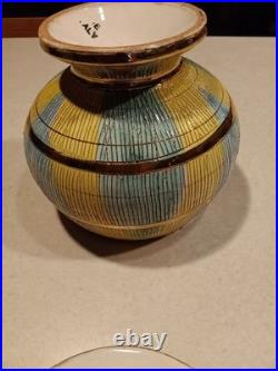 Vintage Aldo Londi for Bitossi Seta Series Pedestal Bowl