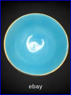 Vintage Aldo Londi for Bitossi Seta Sgraffito Italian Pottery Ceramic Bowl