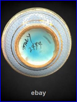 Vintage Aldo Londi for Bitossi Seta Sgraffito Italian Pottery Ceramic Bowl