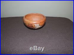 Vintage Antique 1930's Hopi Indian Native American Pottery Bowl Hand Painted