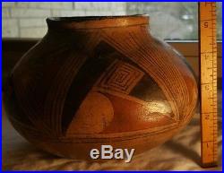 Vintage Antique Circa 1890-1920 Mata Ortiz Bowl Pottery