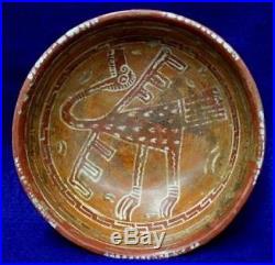 Vintage Antique Circa 400-600BC West Coast Mexico Nayarite Shallow Bowl Pottery