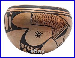 Vintage Antique HOPI Native American Pottery Bowl