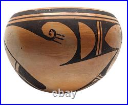 Vintage Antique HOPI Native American Pottery Bowl