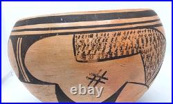 Vintage Antique HOPI Native American Pottery Bowl