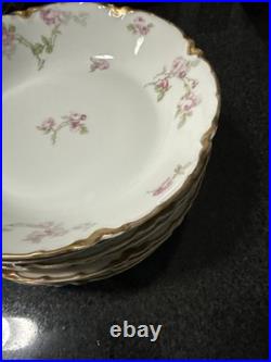 Vintage Antique Haviland Limoges France Bowls 7-1/2 Lot of 8