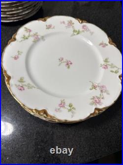 Vintage Antique Haviland Limoges France Salad Plates 7.5 Lot of 10