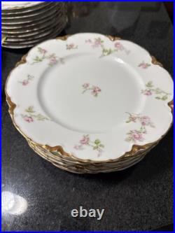 Vintage Antique Haviland Limoges France Salad Plates 7.5 Lot of 10