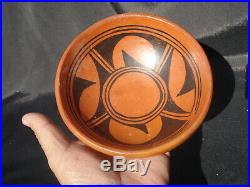 Vintage Arizona Native American Hopi Indian Pottery Bowl signed Annette Silas