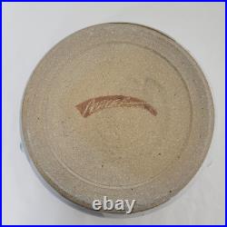 Vintage Art Pottery 8 1/2 Covered Lidded Dish Bowl Tureen Floral Signed A Baker