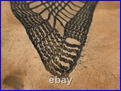 Vintage Art Pottery Ceramic Decorative Bowl with Owl Decorations Signed Diana 1980