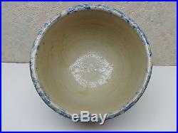 Vintage Art Pottery Red Wing Ribbed Sponge Ware Mixing Crock Jug Bowl 81/4 VgC