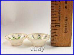 Vintage Artisan Pottery Bowls x2 By IGMA Artist Ron Benson for Dollhouse E313
