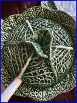 Vintage Bardollo Pinhiero Portuguese Ceramic Cabbage Large Bowl