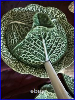 Vintage Bardollo Pinhiero Portuguese Ceramic Cabbage Large Bowl