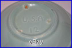 Vintage Bauer Gloss Pastel Kitchenware #12 Mixing Bowl Green