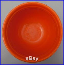 Vintage Bauer Mixing Bowl #12 Large Ringware Orange California Pottery Signed